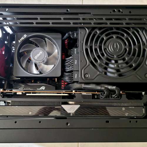ITX主機 R5 2600 + ROG RX6750XT +16GB RAM + 1TB M.2