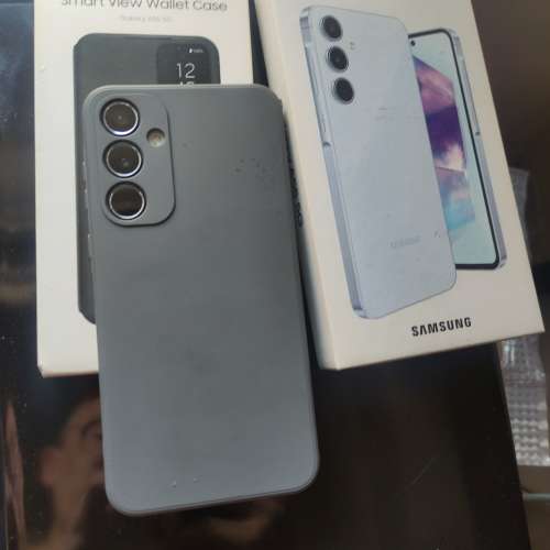 Samsung Galaxy A55 冰川藍(12 + 256)香港行貨，已過保，包全新三星保護套