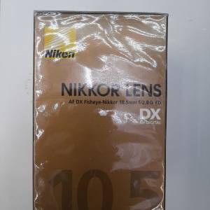全新行貨Nikon DX 10.5 Fisheye F2.8G ED Lens