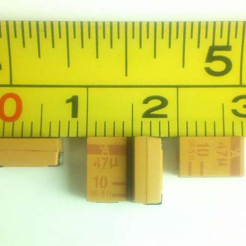 鉭電容47uF10V,歐洲AVX Tantalum Capacitor.