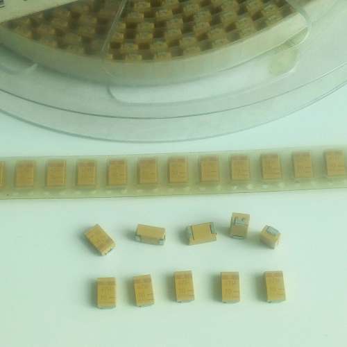 鉭電容47uF10V,歐洲AVX Tantalum Capacitor.