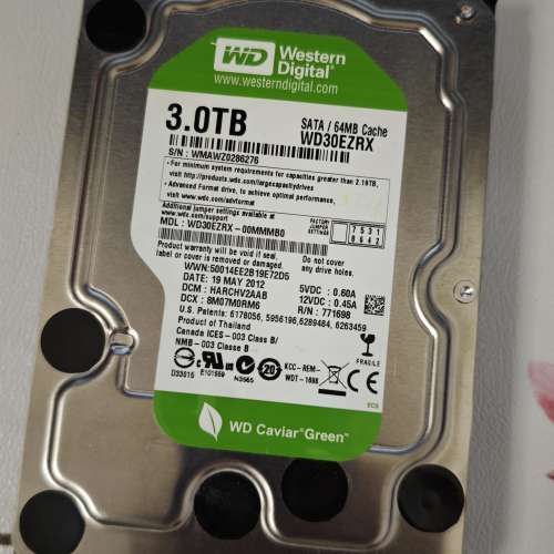 Western Digital 3TB HDD WD hard disk