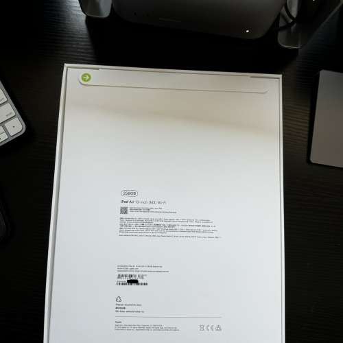全新未開行貨 iPad Air 13" 256g (M3) - Space Grey