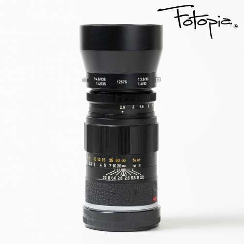|| Leica Elmarit-M 90mm F2.8 - Black / v1 with 12575 lens hood ||