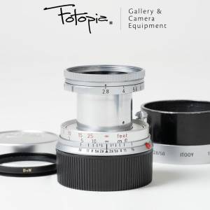 || Leica Elmar-M 50mm F2.8 - v1 with ITOOY lens hood & B+W filter ||
