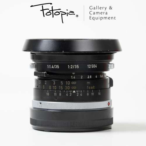 || Leica Summilux-M 35mm F1.4 - Black / Pre-ASPH / Infinity Lock with hood ||
