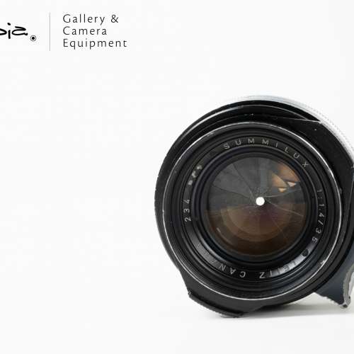 || Leica Summilux-M 35mm F1.4 - Black / Pre-ASPH / Infinity Lock with hood ||
