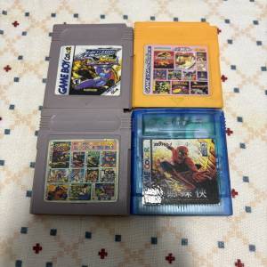 Game Boy遊戲卡帶四枚
