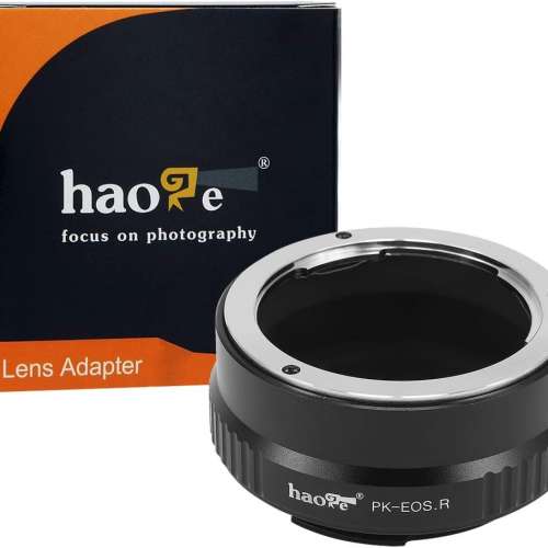 HAOGE Pentax K SLR (PK) Lens To Canon EOS R Mount Adapter (金屬接環)