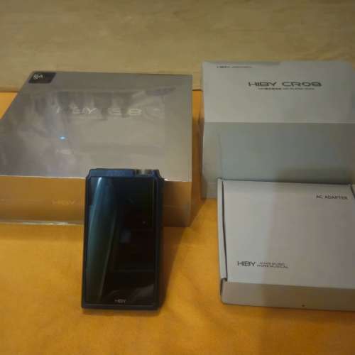 Hiby RS8 皮盒版連底座及原裝火牛