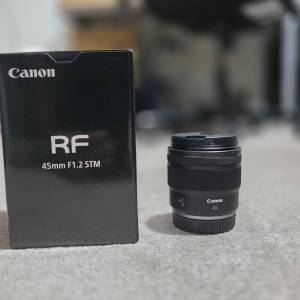 全新 Canon 45mm f/1.2 STM RF Lens