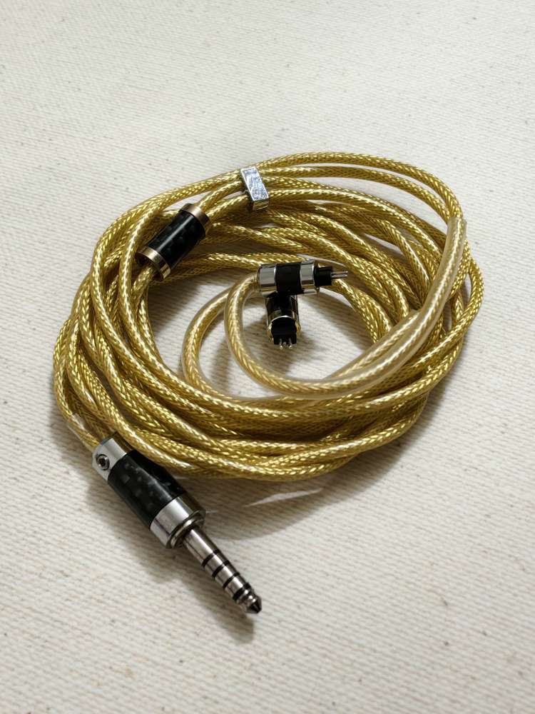 Rhapsodio Golden MK4 耳機升級線2 Pin 4.4 - 二手或全新Earphones
