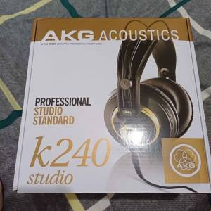 行貨 AKG K240 STUDIO MONITOR HEADPHONE 監聽耳機 全新連盒連單 一年保養