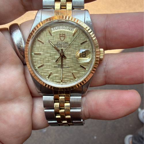 好X新淨🤣 TUDOR 金鋼 76213 daydate 36mm大裝 平到笑😆$9999