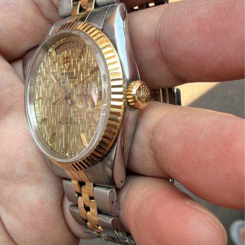 好X新淨🤣 TUDOR 金鋼 76213 daydate 36mm大裝 平到笑😆$9999