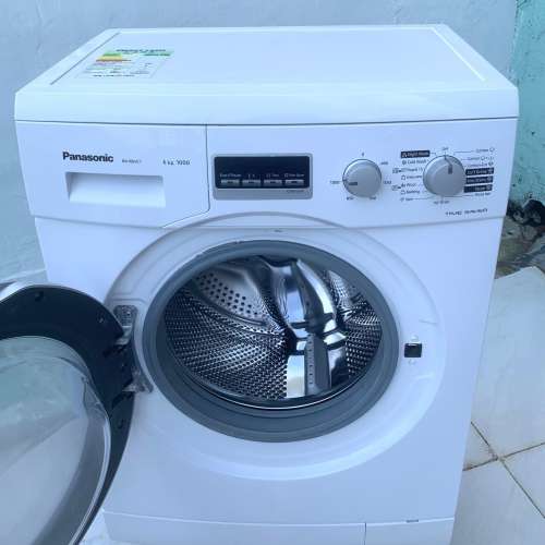 洗衣機(PANASONIC樂聲牌) 超簿身大眼仔 可櫃底/嵌入式安裝 1000轉 95%新 NA-106V  ...