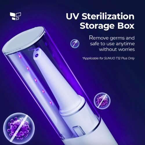 SUNUO T12 Plus Ultrasonic WiFi Tooth Cleaner