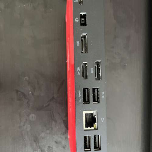 自用99新 原裝 Lenovo ThinkPad USB-C Dock Gen 2 擴展塢 (全套原裝線火牛/現售$420...