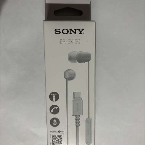 全新Sony IER-EX15C 耳機(行貨)