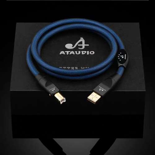 AT AUDIO USB 單晶銅鍍銀音頻線 Tape A 去 Tape B 1米