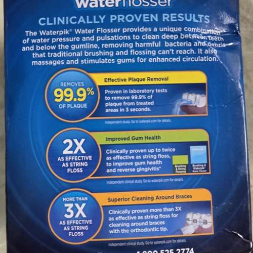 Waterpik Traveler 便攜式水牙線機 全新