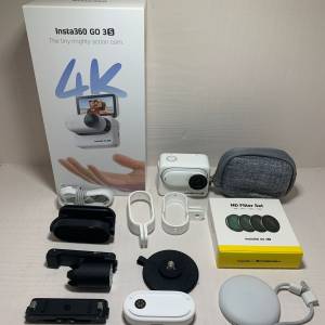 [觀塘實體店] 二手 Insta360 Go 3S (128GB) (連大量原廠配件) 行貨 *S72422* | Ins...