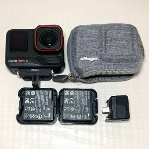 [觀塘實體店] 二手 Insta360 Ace Pro2 (連2電+quick reader 閃傳伴侶+機身保護套+快...