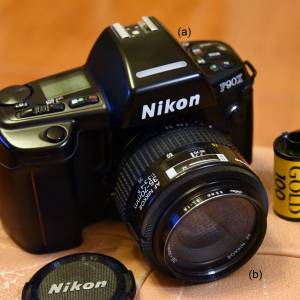 平售新淨Nikon F90X菲林機連Nikkor 35-70mm自動/手動變焦鏡