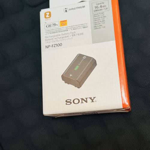 (全新）Sony NP-FZ100 電池 （適合A1, A7V, A7IV, A9, A7C, A7RV&hellip;)