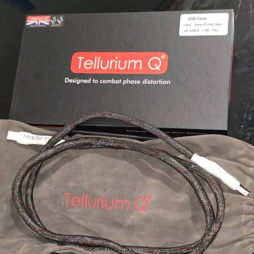 tellurium q ultra silver ii usb a to b 1.5m
