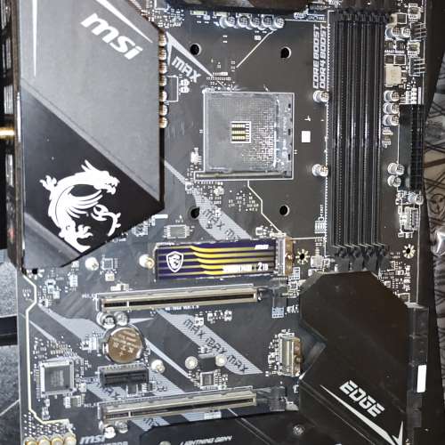 MSI X570S Edge Max WiFi AMD AM4 DDR4 ATX + windows 11 home