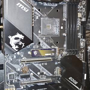 MSI X570S Edge Max WiFi AMD AM4 DDR4 ATX + windows 11 home