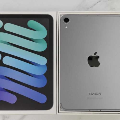 Ipad mini 7 (17pro)128gb,WiFi +5G(esim)港行，冇花，電池健康度99，過保，全套齊！