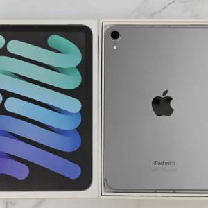 Ipad mini 7 (17pro)128gb,WiFi +5G(esim)港行，冇花，電池健康度99，過保，全套齊！