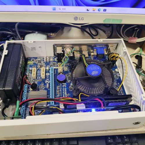 揷电即用迷你电腦主机, i5 3470, b75m 底板，8G(4+4)ddr3, 128G ssd