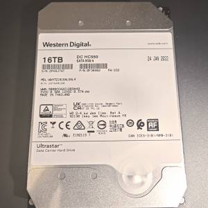 Western Digital Ultrastar DC HC550 16TB 3.5" HDD