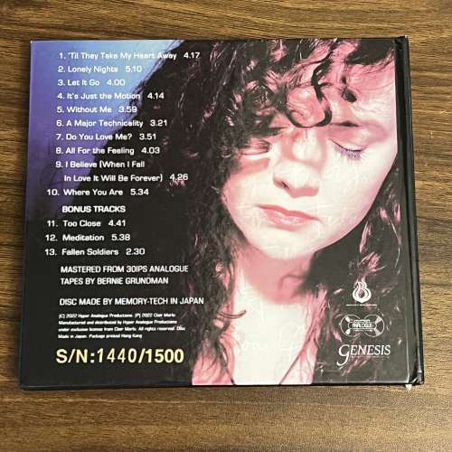Clair Marlo《Let It Go》Hyper Analogue Gold Master CD