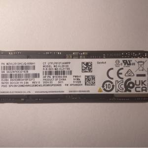 Samsung PM9A1 512GB m.2 nvme PCIE 4.0 SSD