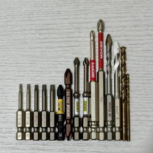 批頭鑽頭共15件