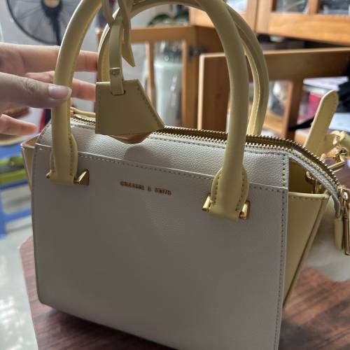 Charles and Keith 拼色手袋