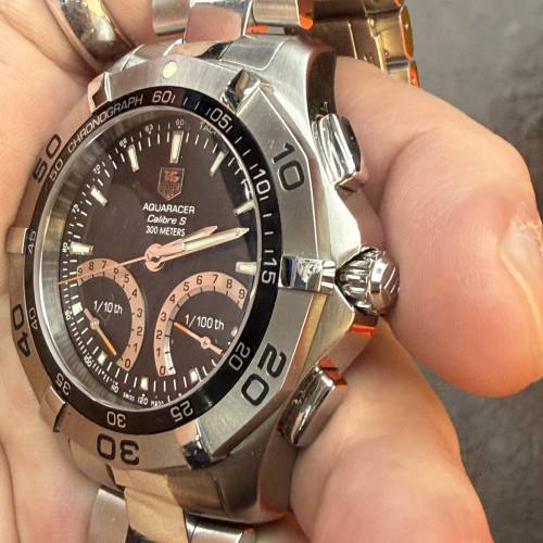 Tag Heuer Aquaracer Calibre S Men's Chronograph Watch CAF7010 FT0815 $2999