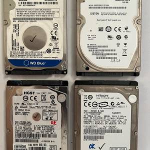 2.5 吋 500gb Hard disk X 4