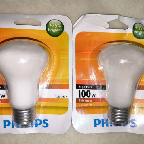 Philip Superlux 100W 燈泡