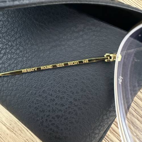 Rayban ROUND titanium 眼鏡