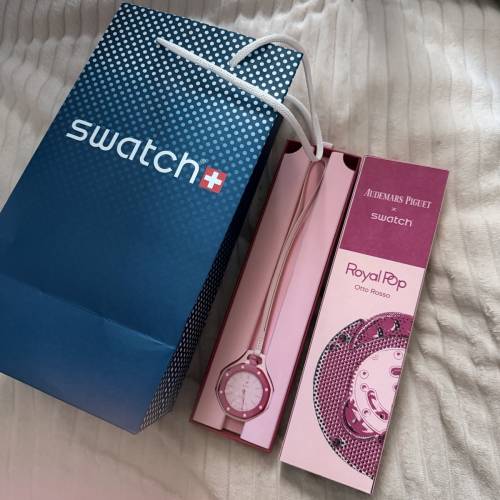 （全場最平）全新現貨AP &times;Swatch Otto Rosso 錶