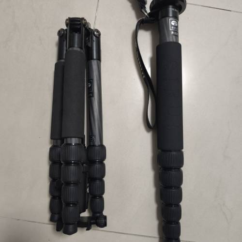 Lowepro Freeline BP 350 AW 侧开双肩相机背包 及 SIRUI 思锐 碳纤维 P-326 独脚架...