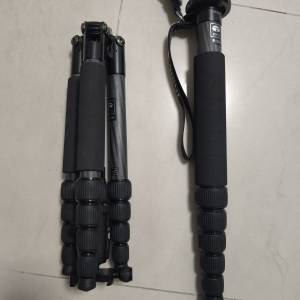 Lowepro Freeline BP 350 AW 侧开双肩相机背包 及 SIRUI 思锐 碳纤维 P-326 独脚架...