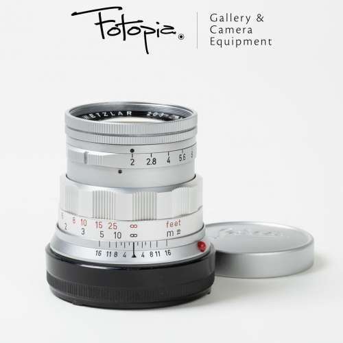 || Leica Summicron-M 50mm F2 - Silver / Rigid v2 / Dual Scale (SN: 203xxxx) ||