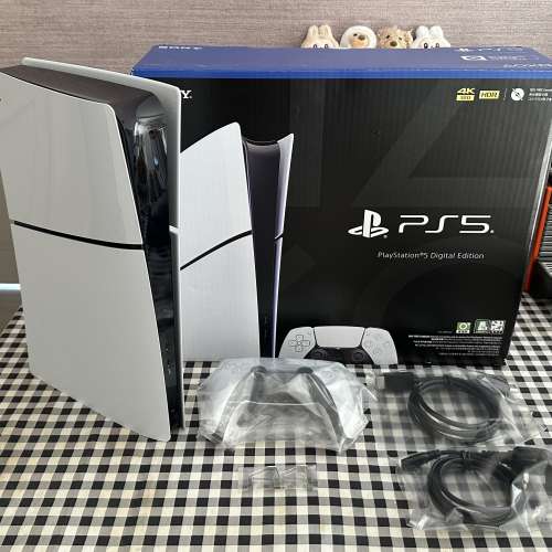 Sony PS5 數碼版 遊戲機套裝 行貨 99%新 只開盒檢查和試玩 全新一樣 遊戲機專門店買...