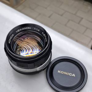 KONICA HEXANON 57MM F1.4   KONICA HEXANON AR 57MM F1.4